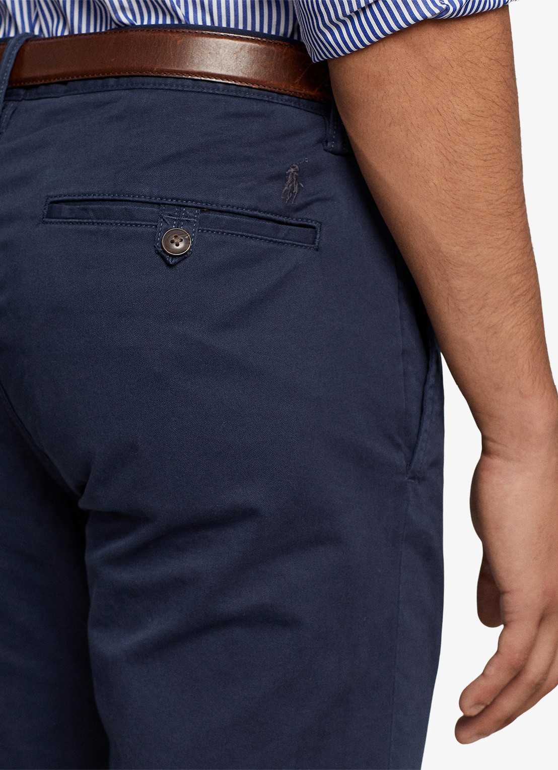 Ralph Lauren Slim fit chino met stretch - detail 4 nautical ink / donkerblauw