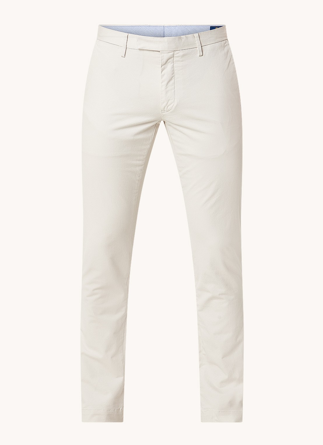 Ralph Lauren Slim fit chino met stretch - voorkant 4 soft grey
