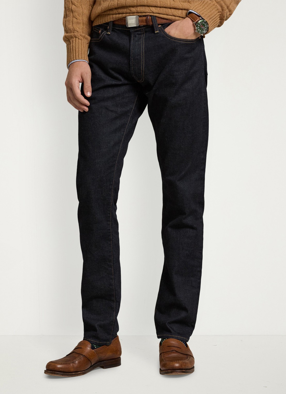 Ralph Lauren Slim fit jeans met donkere wassing - detail 4 rinse stretch-2wkn