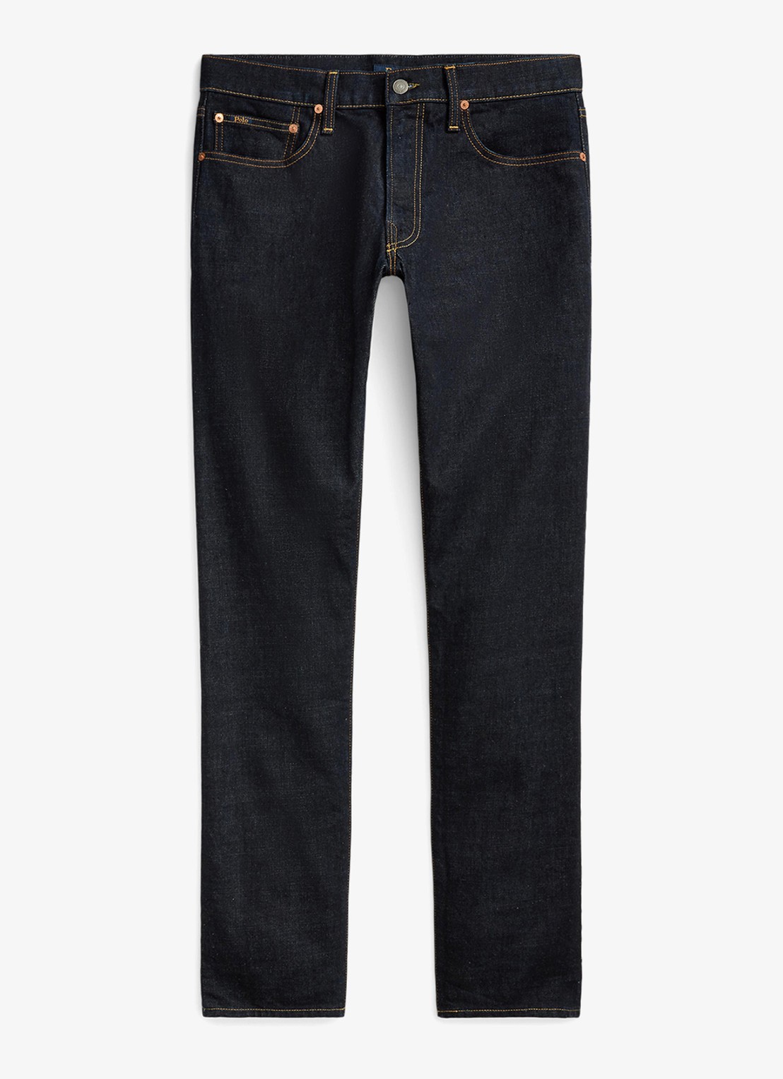 Ralph Lauren Slim fit jeans met donkere wassing - voorkant 2 rinse stretch-2wkn
