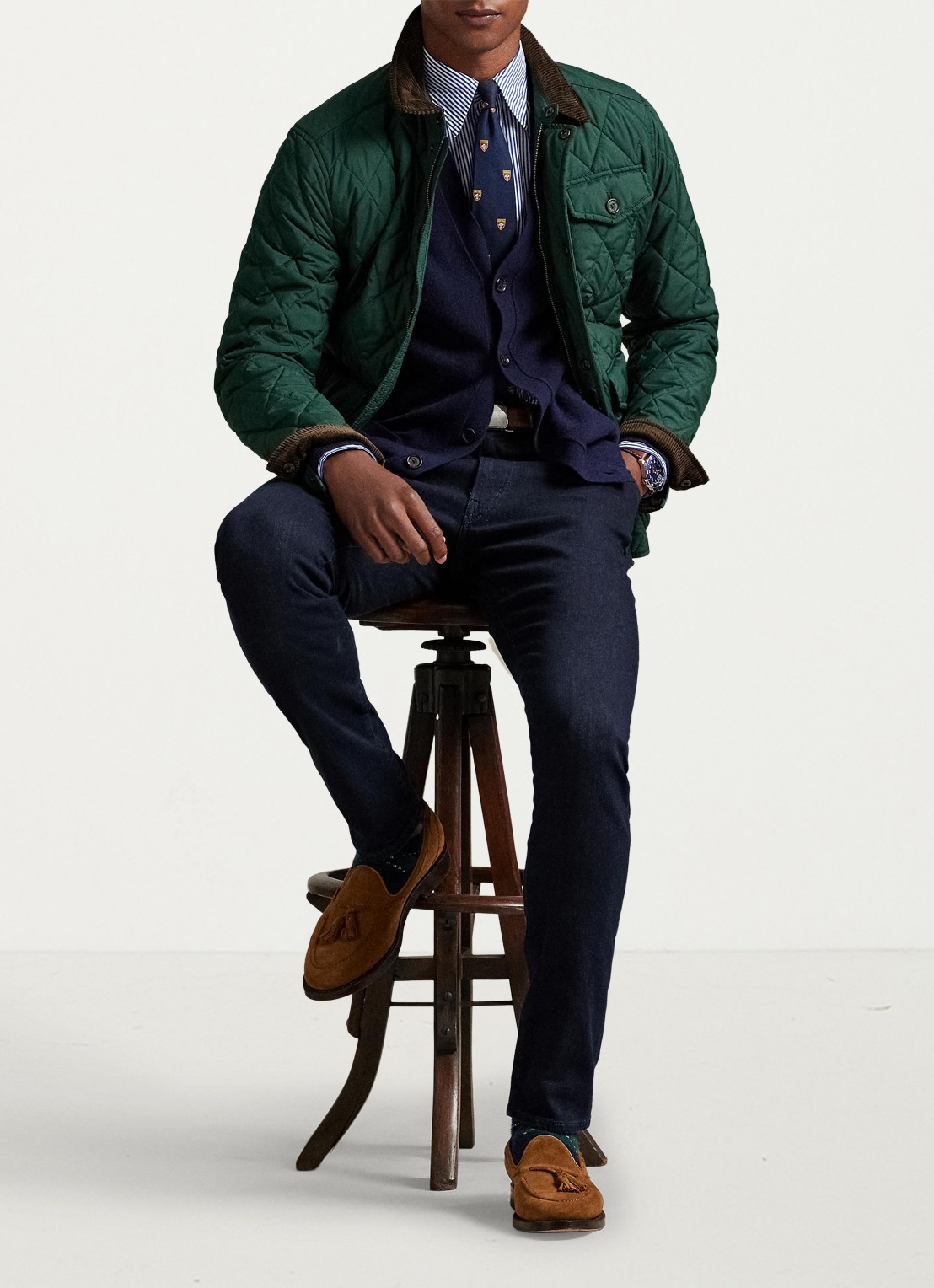 Ralph Lauren Slim fit jeans met donkere wassing - detail 5 miller / indigo