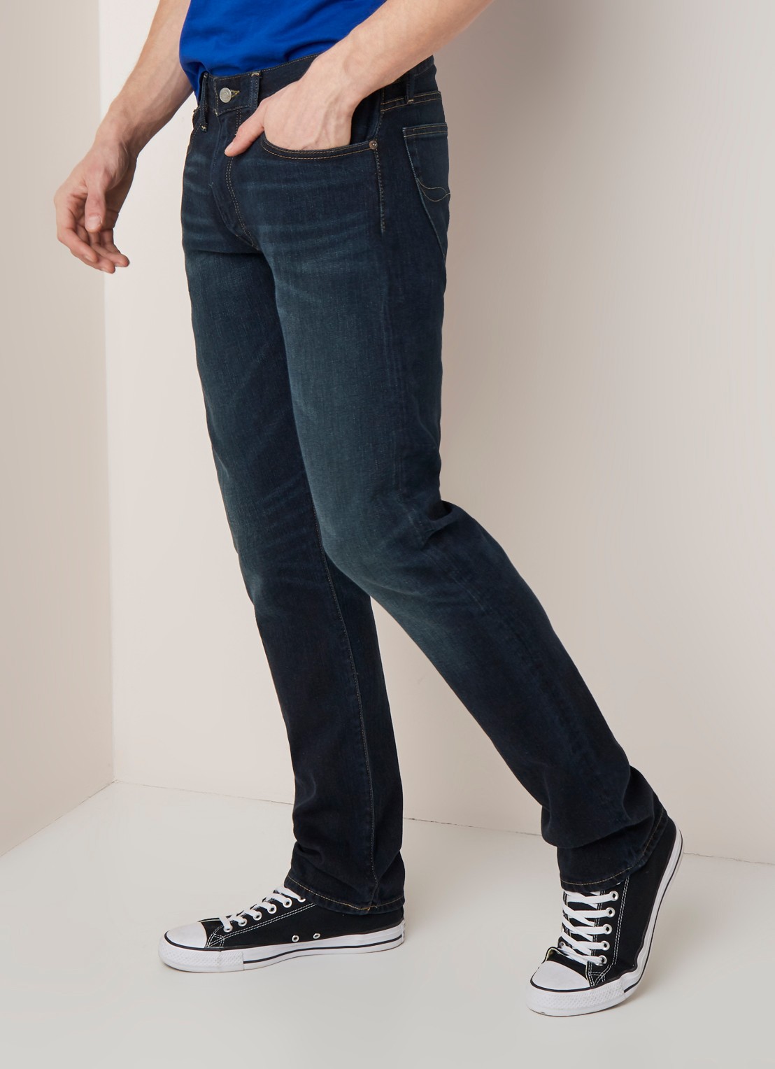 Ralph Lauren Slim fit jeans met donkere wassing  - detail 7 murphy stretch / indigo