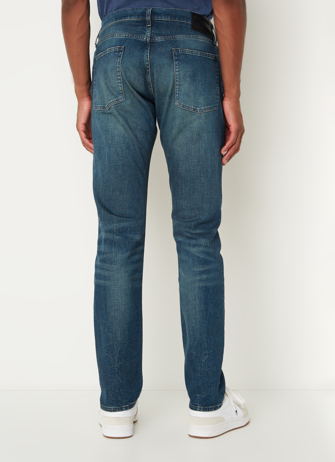 Ralph Lauren Slim fit jeans met medium wassing - achterkant 5 myers v3 / indigo