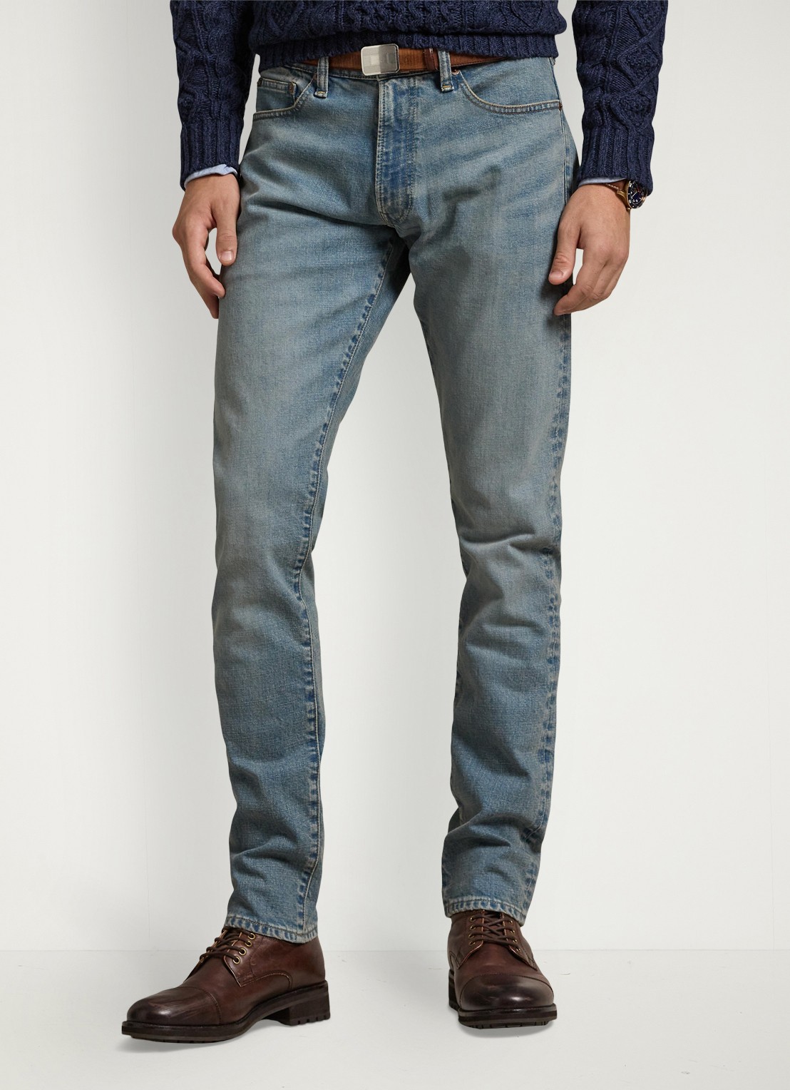 Ralph Lauren Slim fit jeans met medium wassing - detail 4 dixon stretch-2wjh