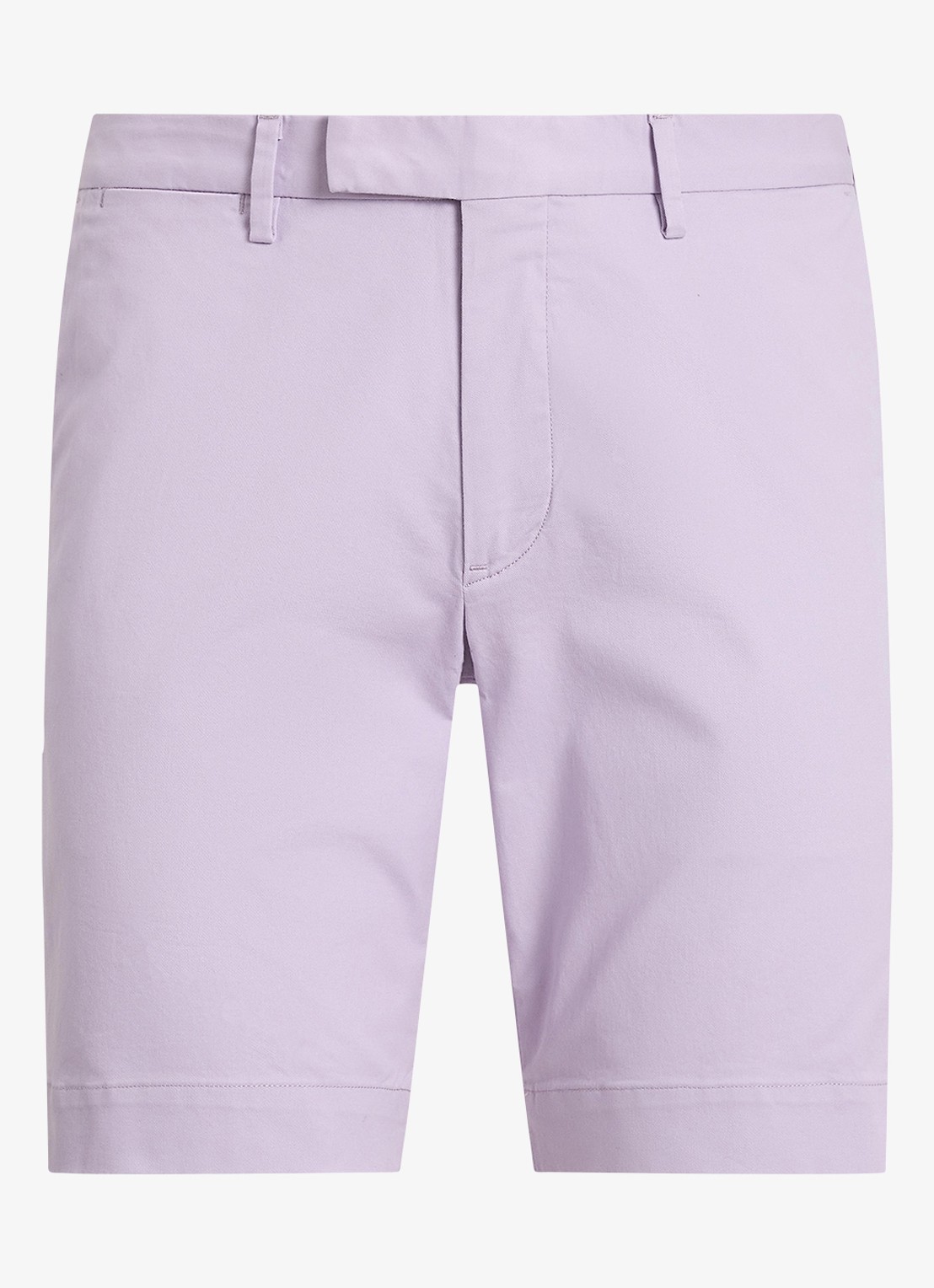 Ralph Lauren Slim fit korte chino met steekzakken - voorkant spring iris-39mo