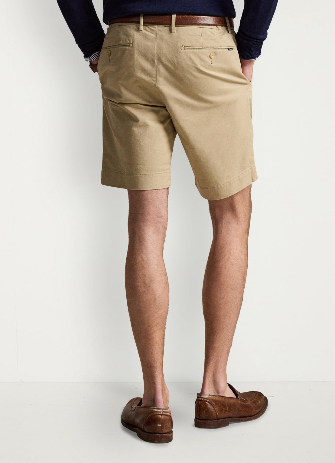 Ralph Lauren Slim fit korte chino met steekzakken - achterkant classic khaki-2wqo
