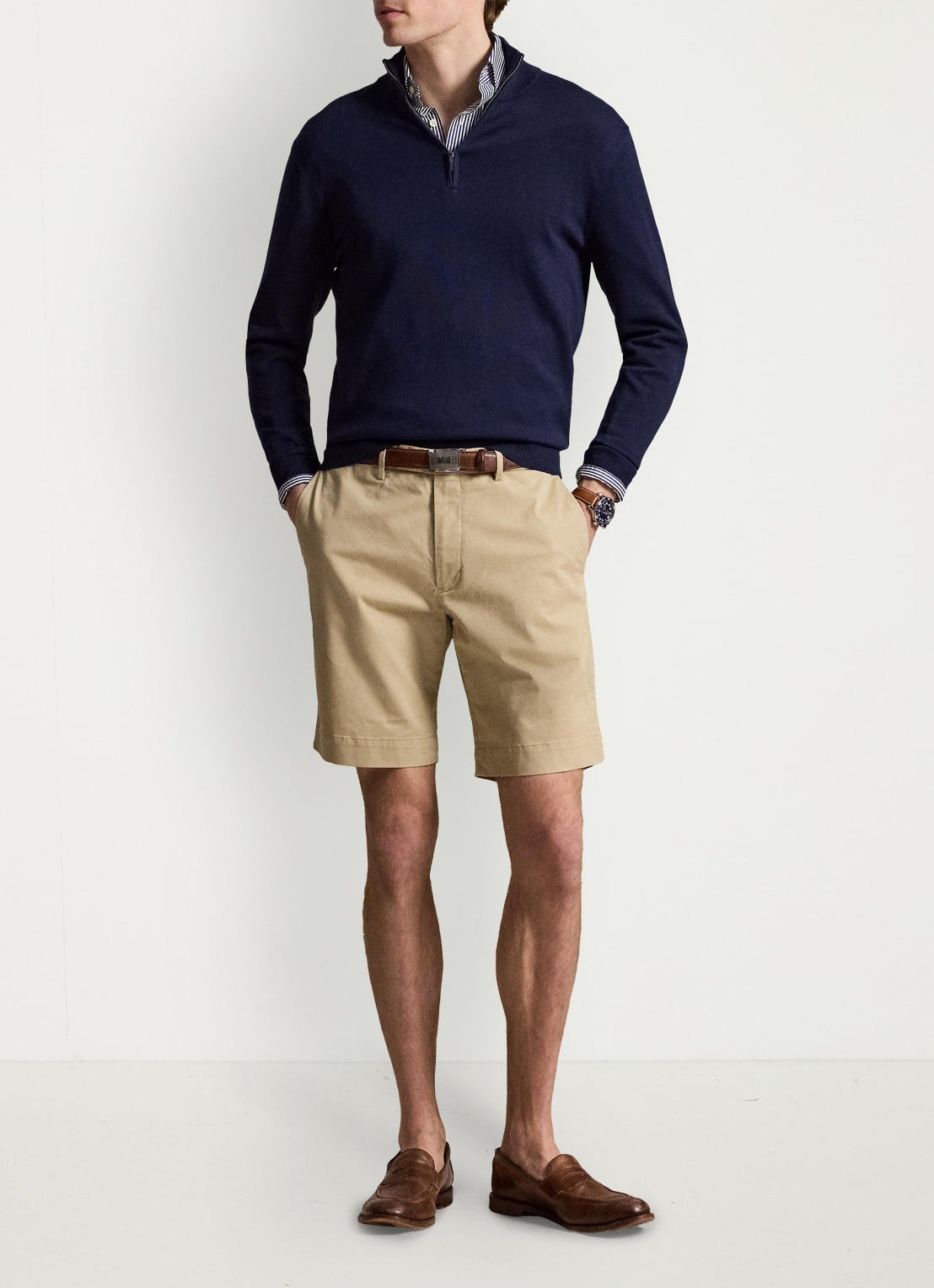 Ralph Lauren Slim fit korte chino met steekzakken - detail 2 classic khaki-2wqo