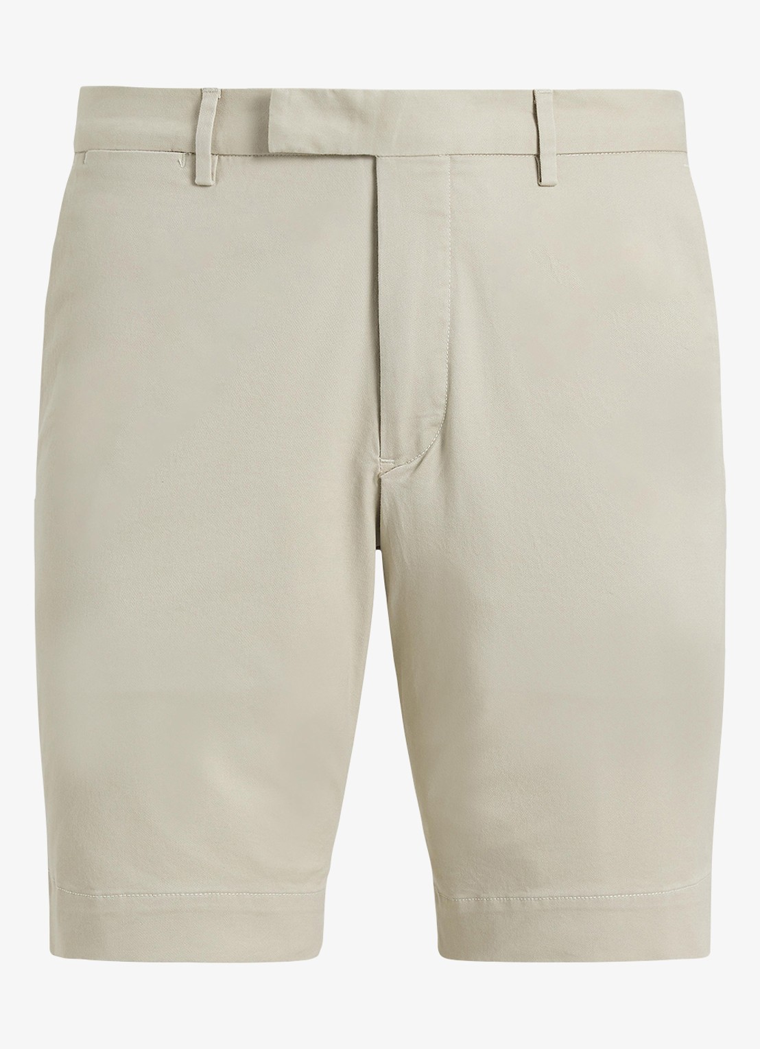 Ralph Lauren Slim fit korte chino met steekzakken - voorkant 4 classic stone / beige