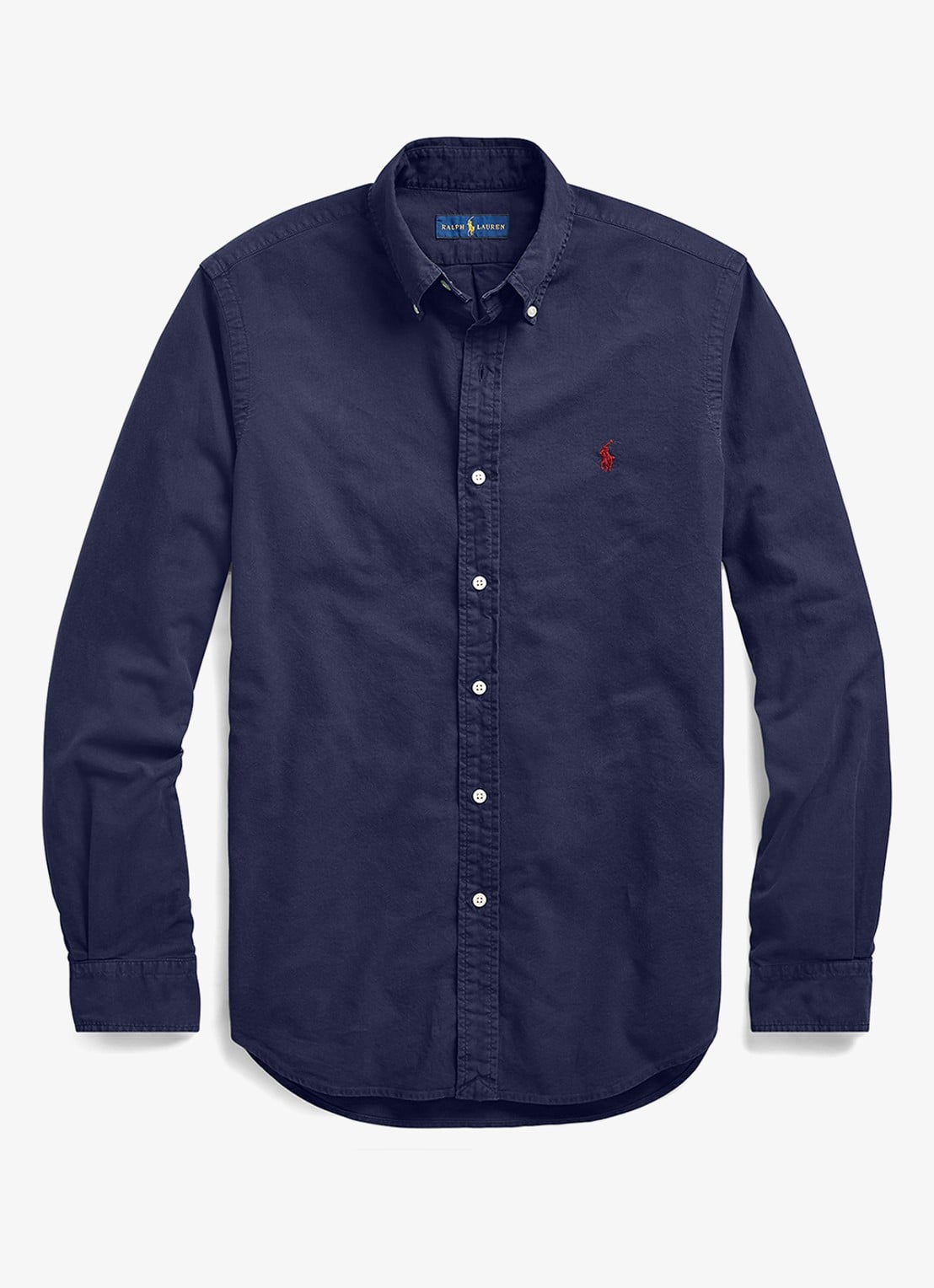 Ralph Lauren Slim fit overhemd met button down-kraag - voorkant 2 rl navy / donkerblauw