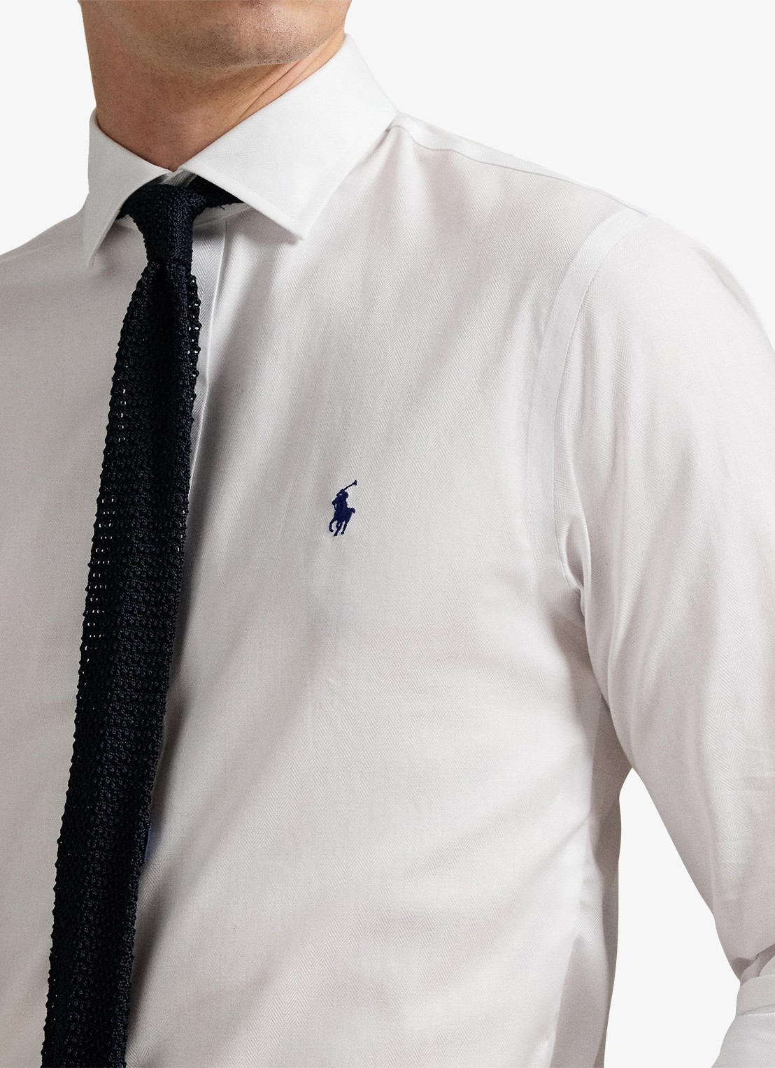 Ralph Lauren Slim fit overhemd met logo - detail 5 5499d white / wit