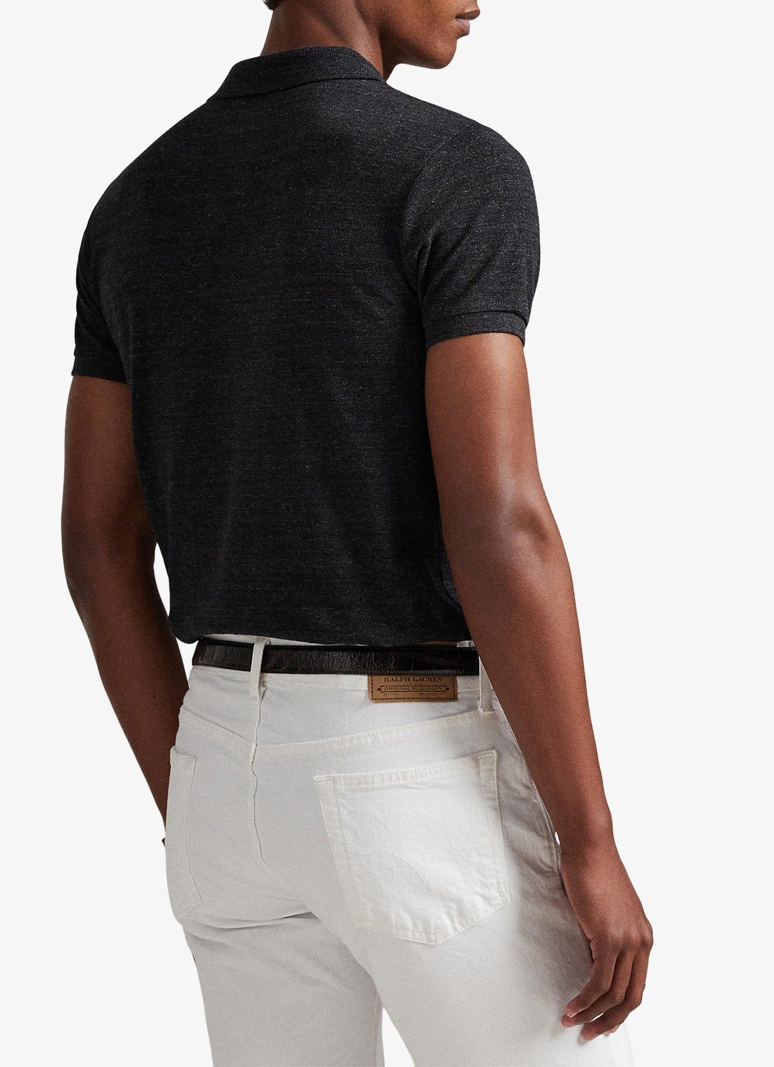 Ralph Lauren Slim fit overhemd met logoborduring - achterkant 2 plaid / dark blue - blauw