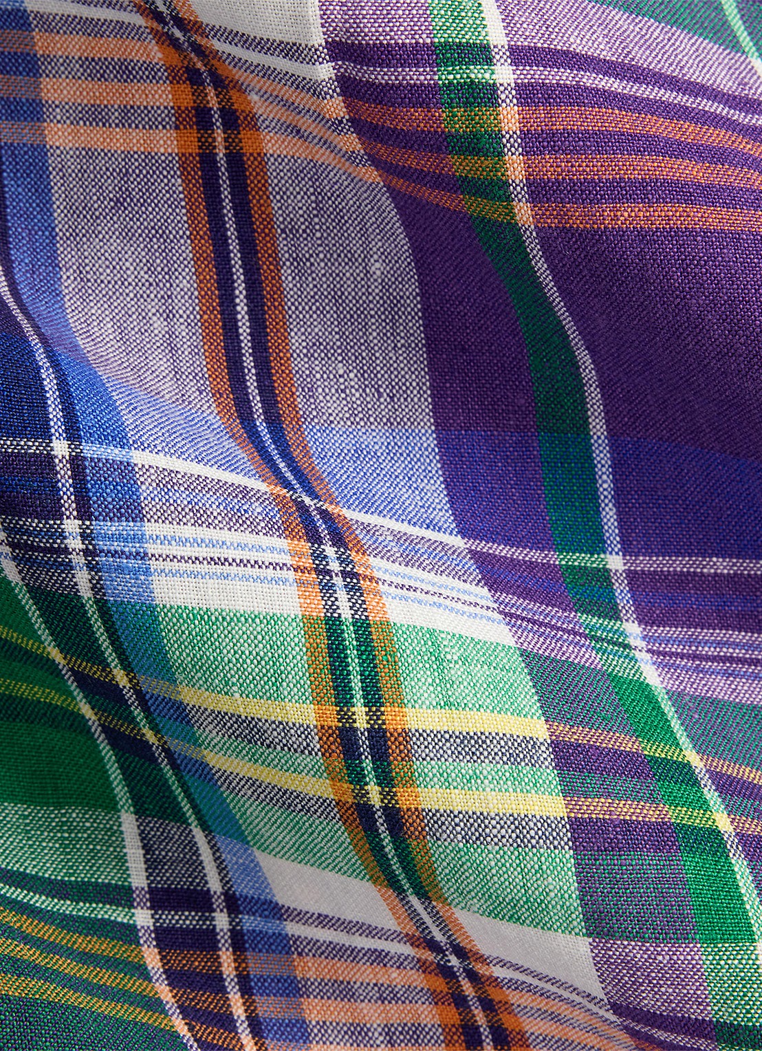 Ralph Lauren Slim fit overhemd met print - detail 6 7187 purple blue multi / paars