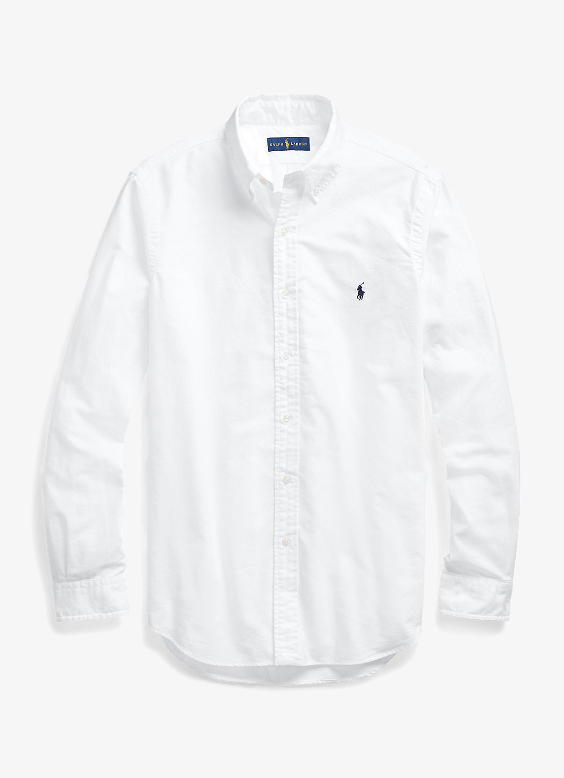 Ralph Lauren Slim fit overhemd van katoen - voorkant 3 white / wit
