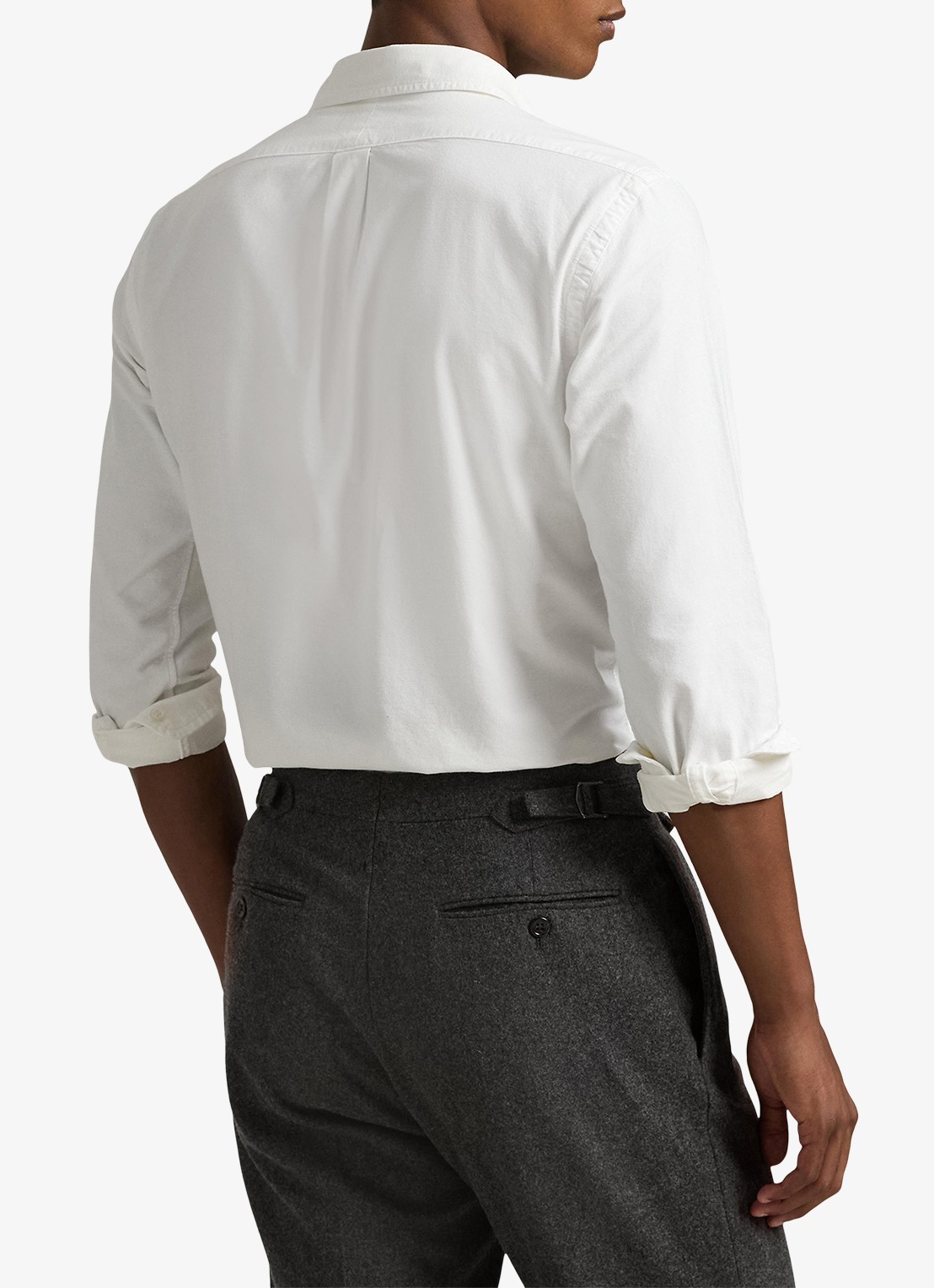 Ralph Lauren Slim fit overhemd van katoen - achterkant 2 white / wit