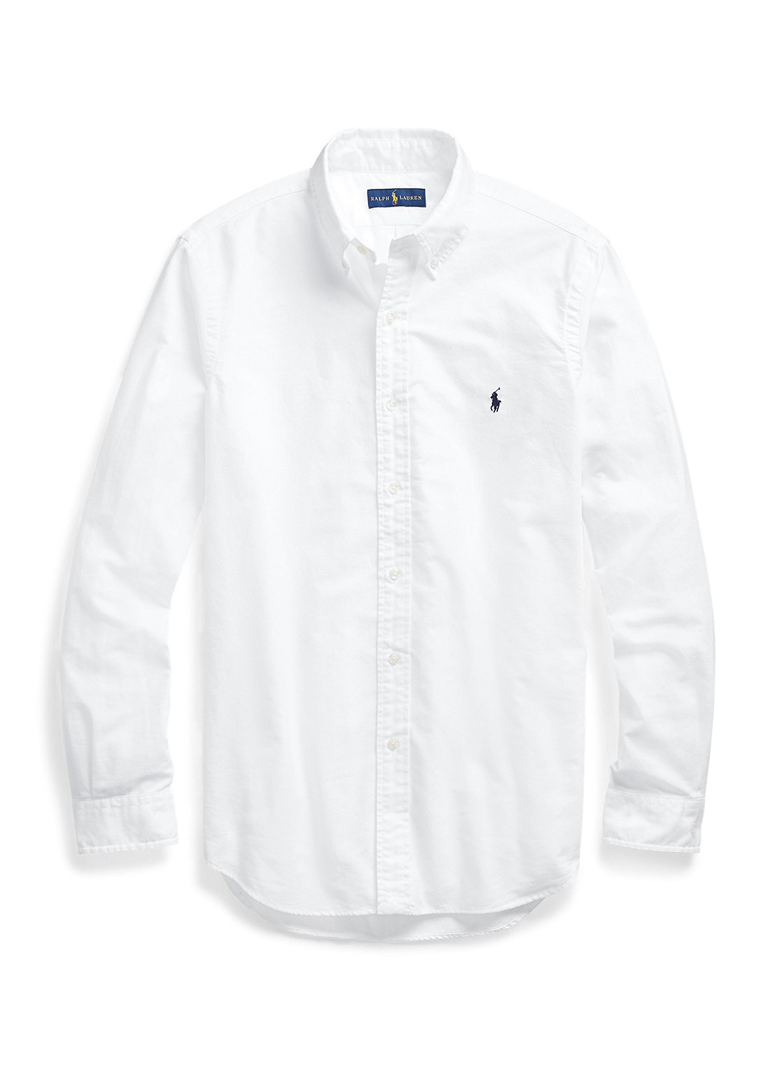 Ralph Lauren Slim fit overhemd van katoen - voorkant 5 white / wit