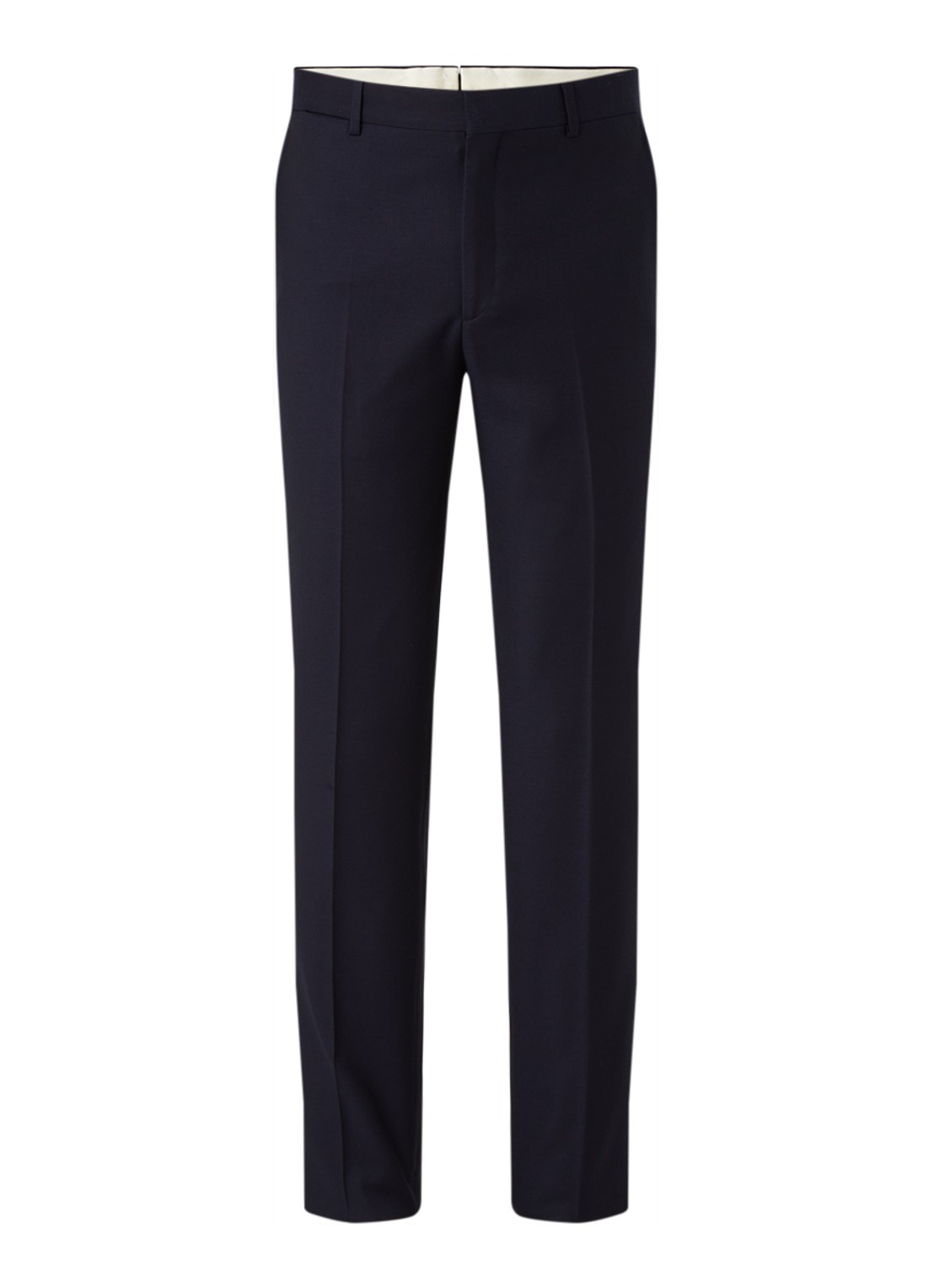 Ralph Lauren Slim fit pantalon met persplooi - voorkant classic navy