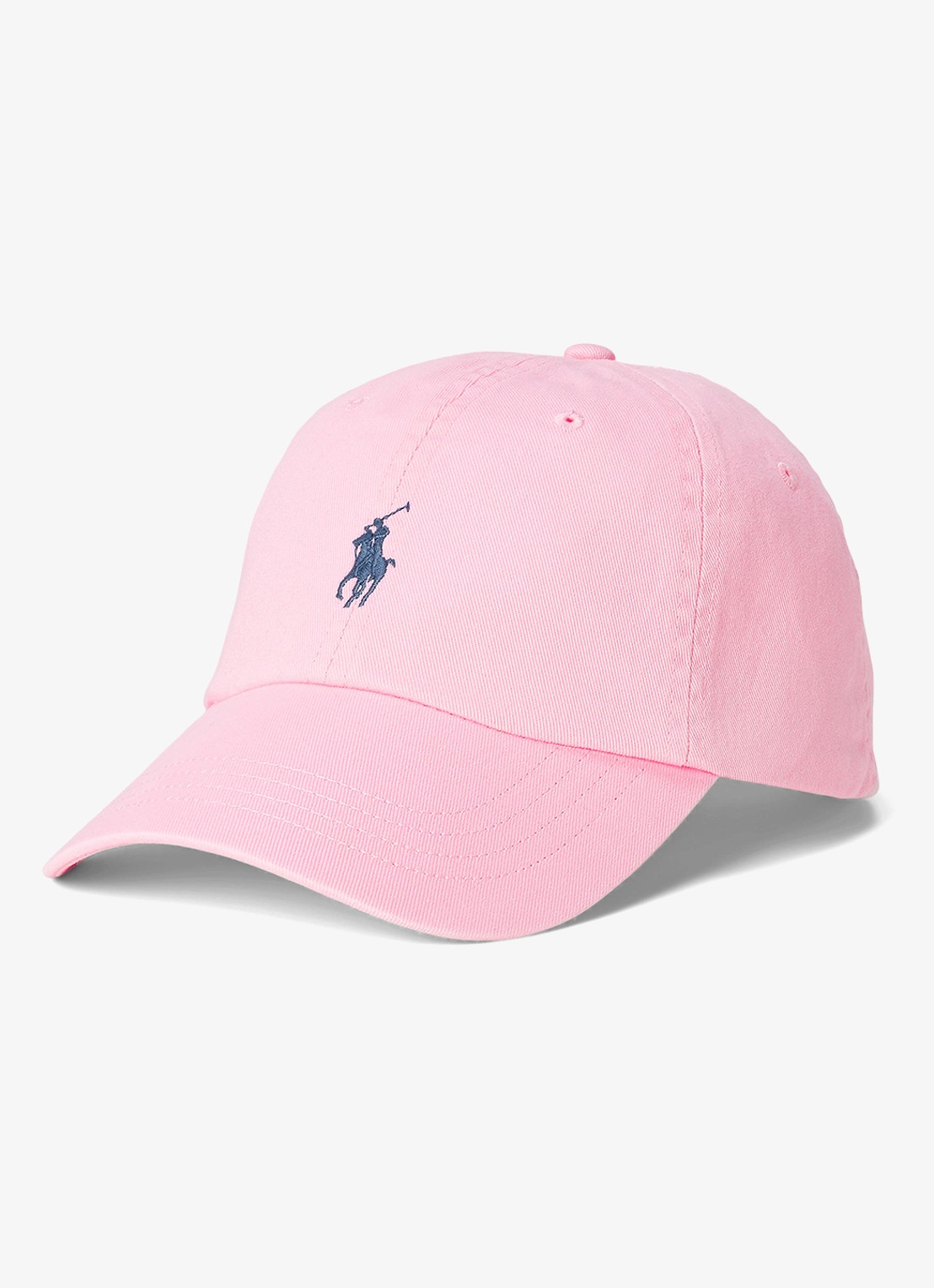 Ralph Lauren Slim fit polo van piqué katoen met logoborduring - voorkant 5 canterburry heather / grijs