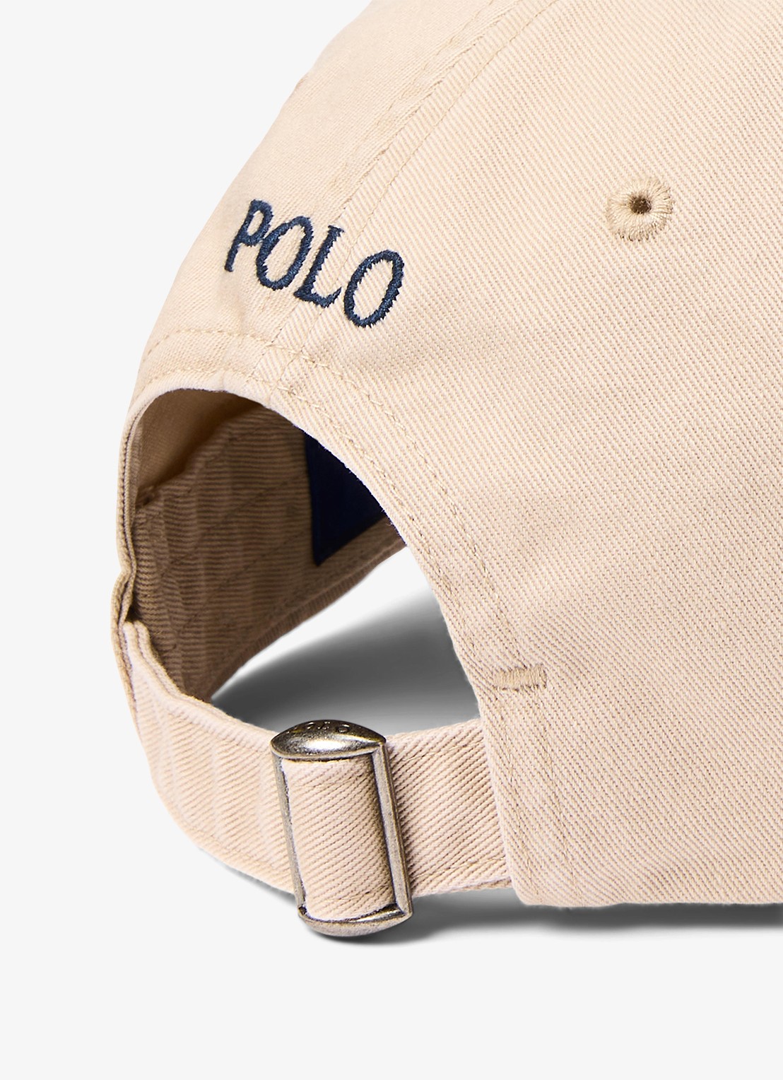 Ralph Lauren Slim fit polo van piqué katoen met logoborduring - achterkant 2 canterburry heather / grijs