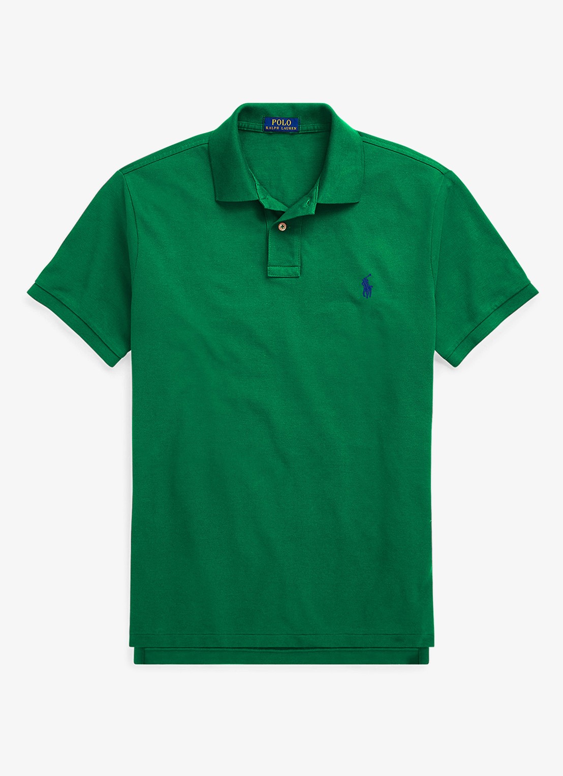 Ralph Lauren Slim fit polo van piqué katoen - voorkant 2 billiard/c7315-3el4