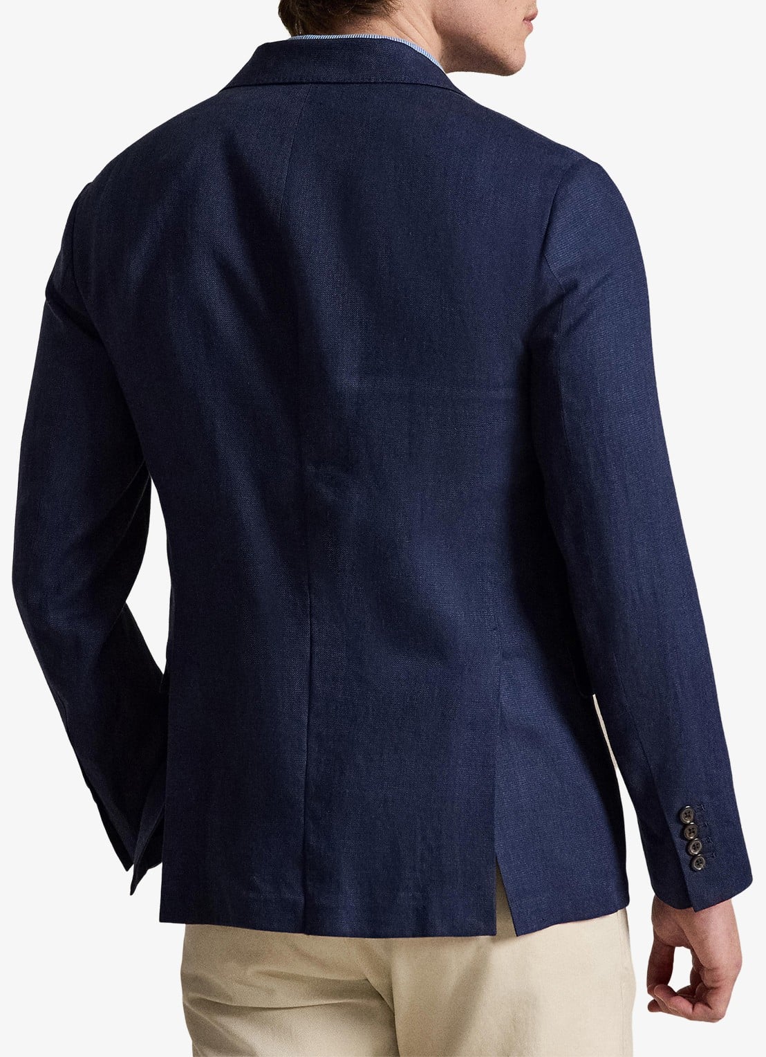 Ralph Lauren Slim fit polo van piqué katoen - achterkant 5 college green / groen