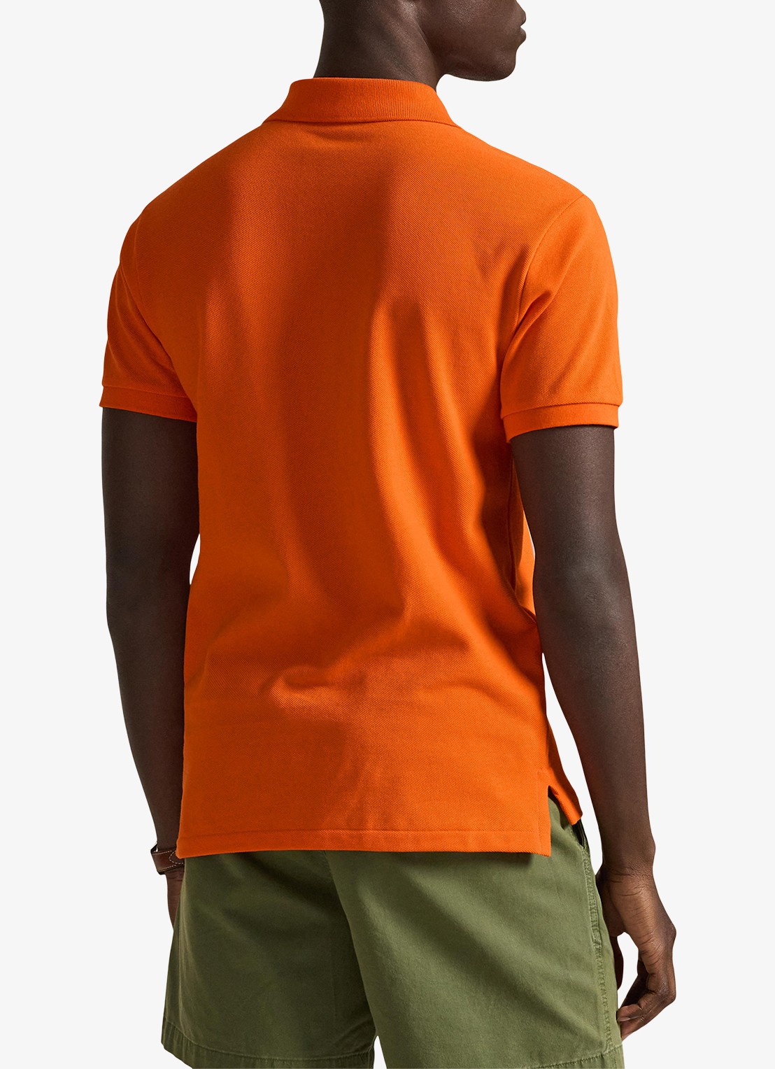 Ralph Lauren Slim fit polo van piqué katoen - achterkant 5 sailing orange