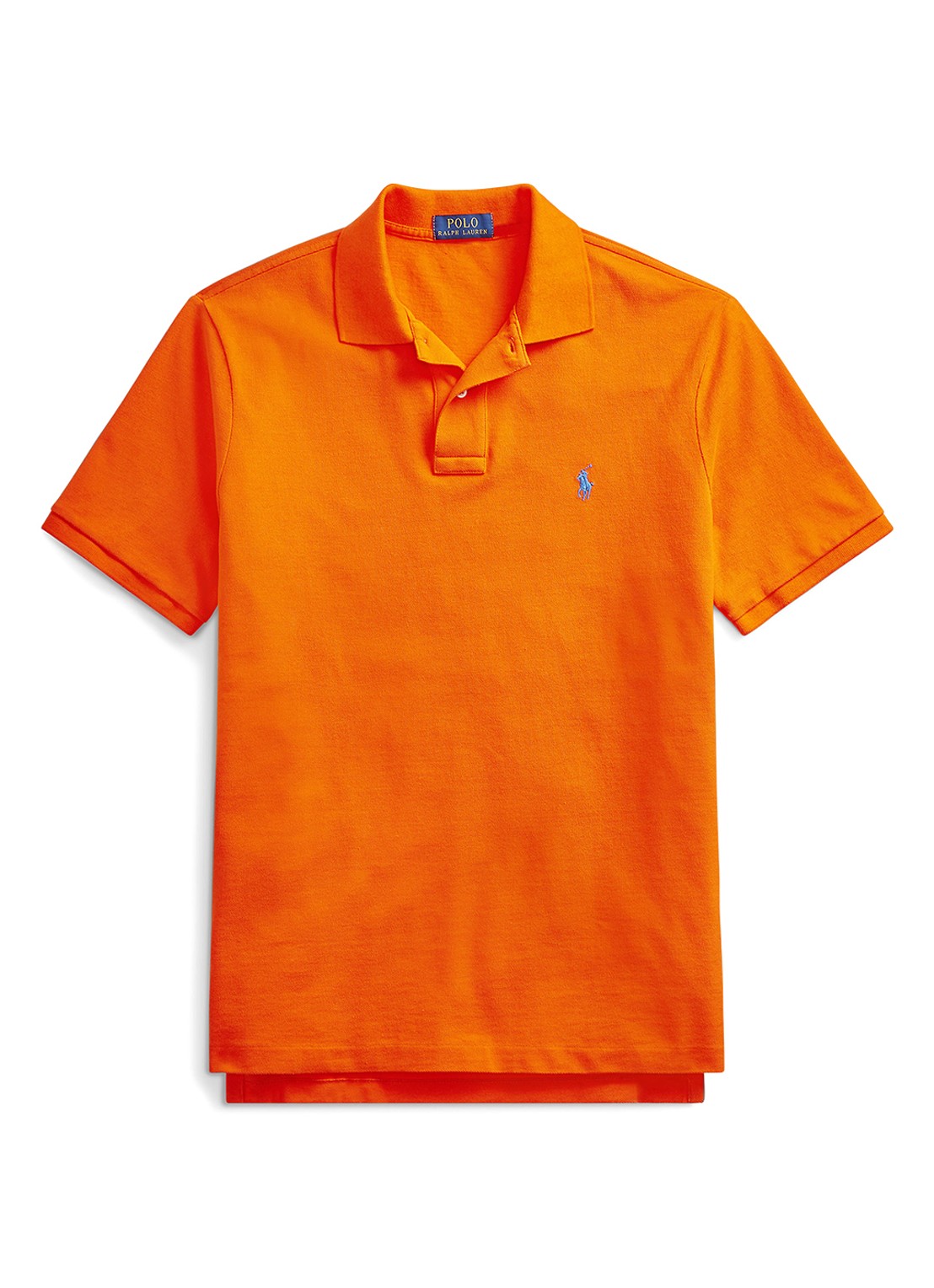 Ralph Lauren Slim fit polo van piqué katoen - voorkant sailing orange