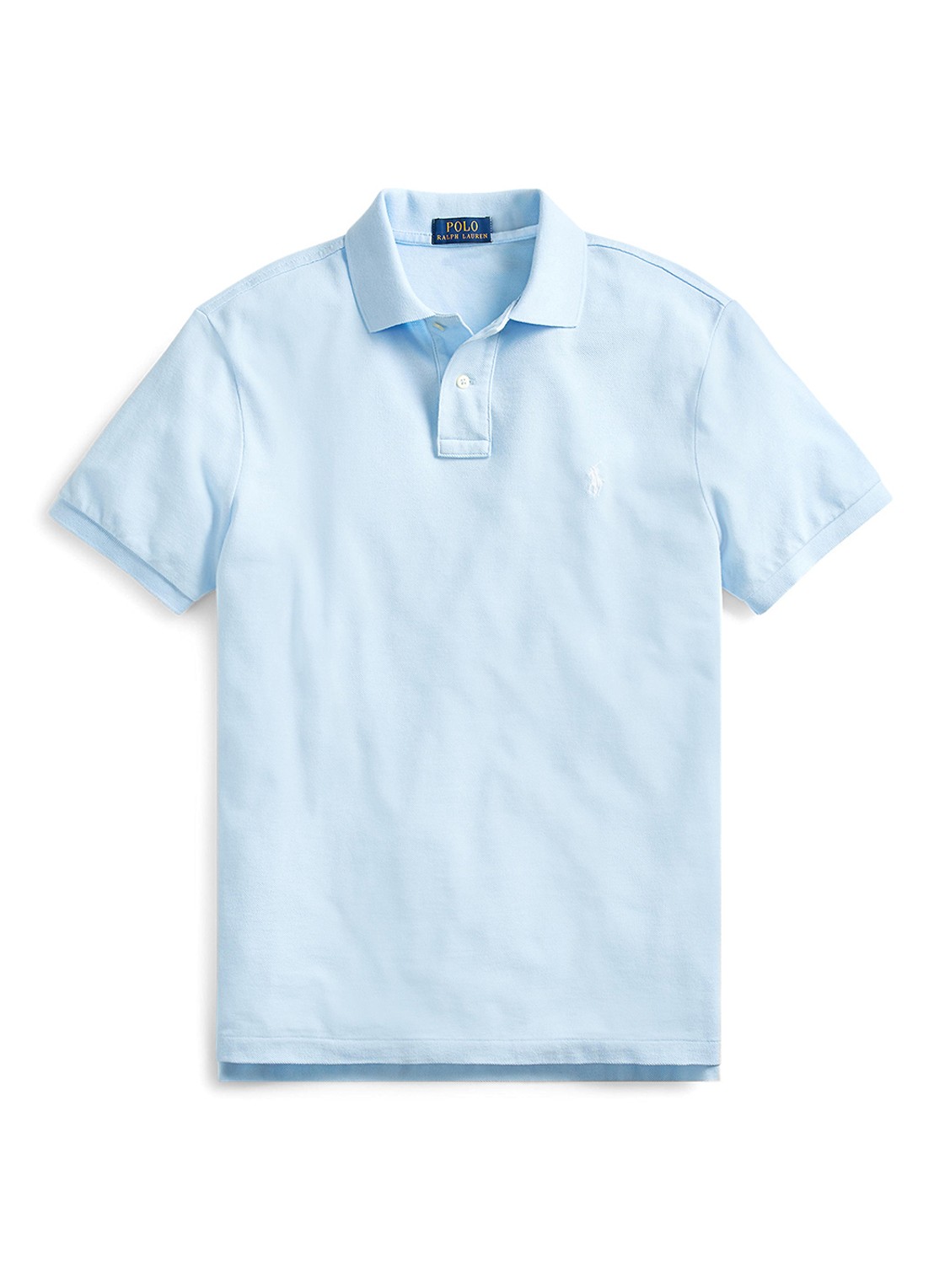 Ralph Lauren Slim fit polo van piqué katoen - voorkant 5 office blue/c1750-3ebj