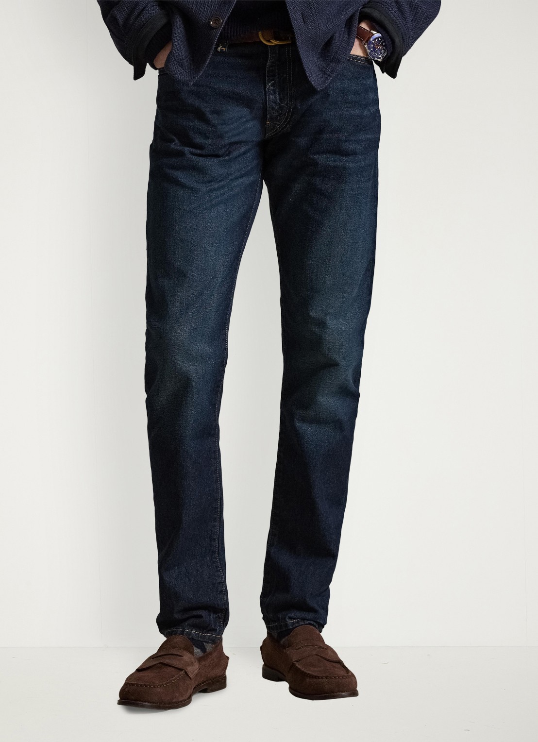 Ralph Lauren Slim leg jeans met donkere wassing - detail narrows / indigo
