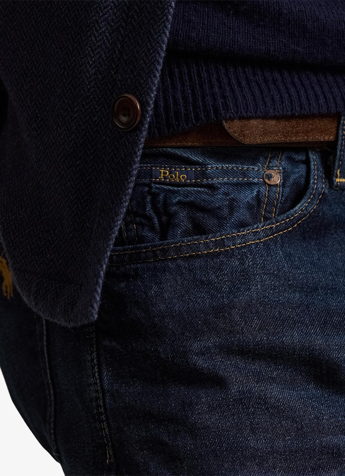 Ralph Lauren Slim leg jeans met donkere wassing - detail 2 narrows / indigo