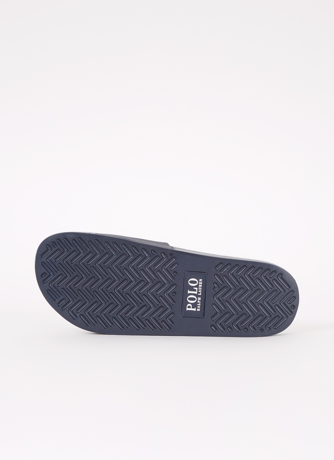 Ralph Lauren Slipper met 3D print - detail 4 donkerblauw