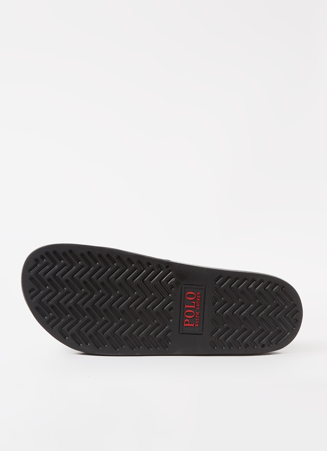 Ralph Lauren Slipper met logo - detail 3 zwart