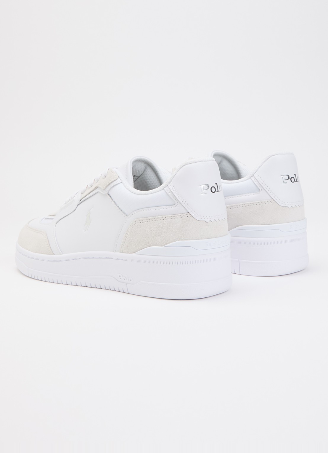 Ralph Lauren Sneaker met logo - achterkant wit