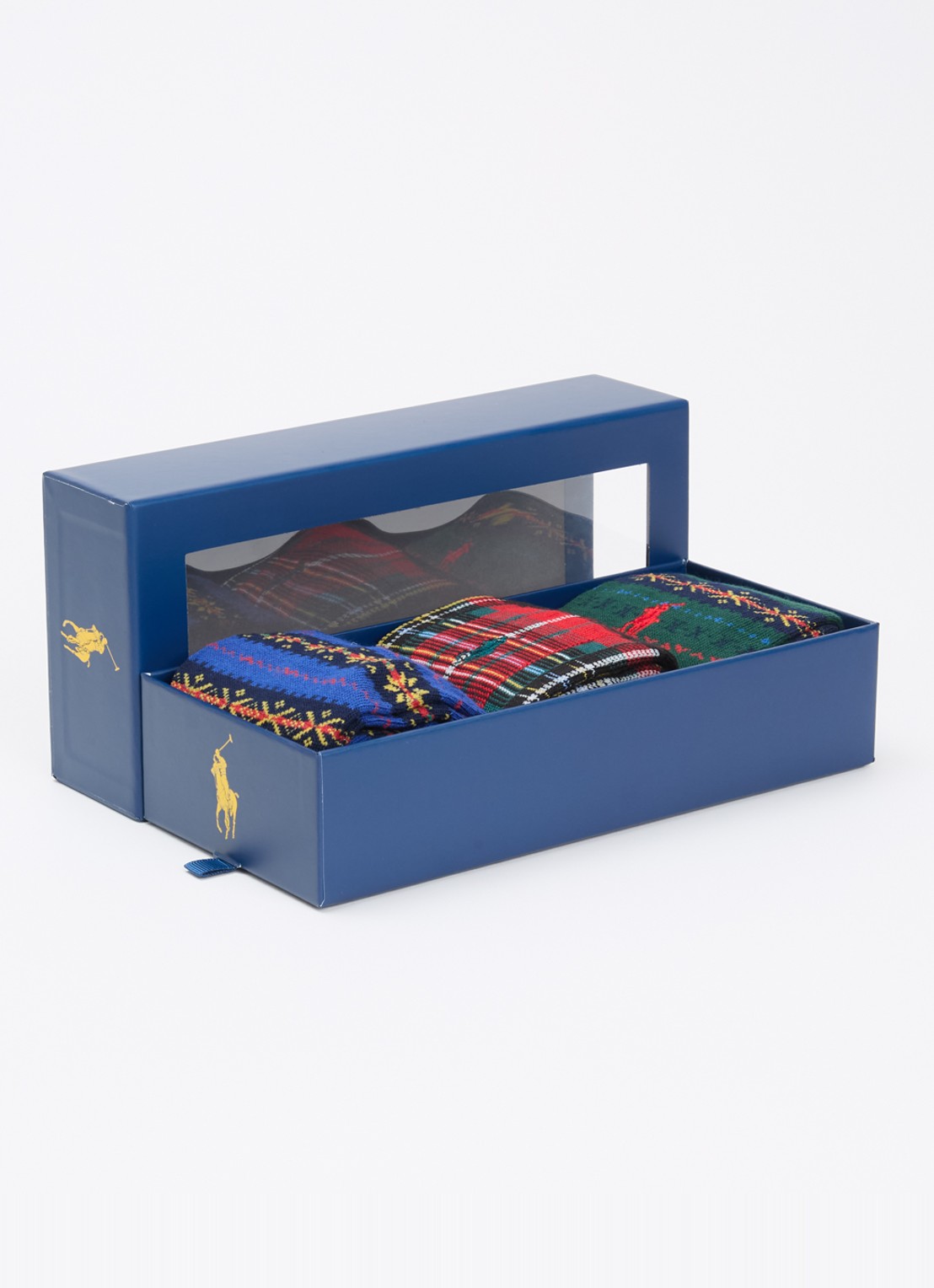 Ralph Lauren Sokken met print in 3-pack giftbox - detail 2 rood