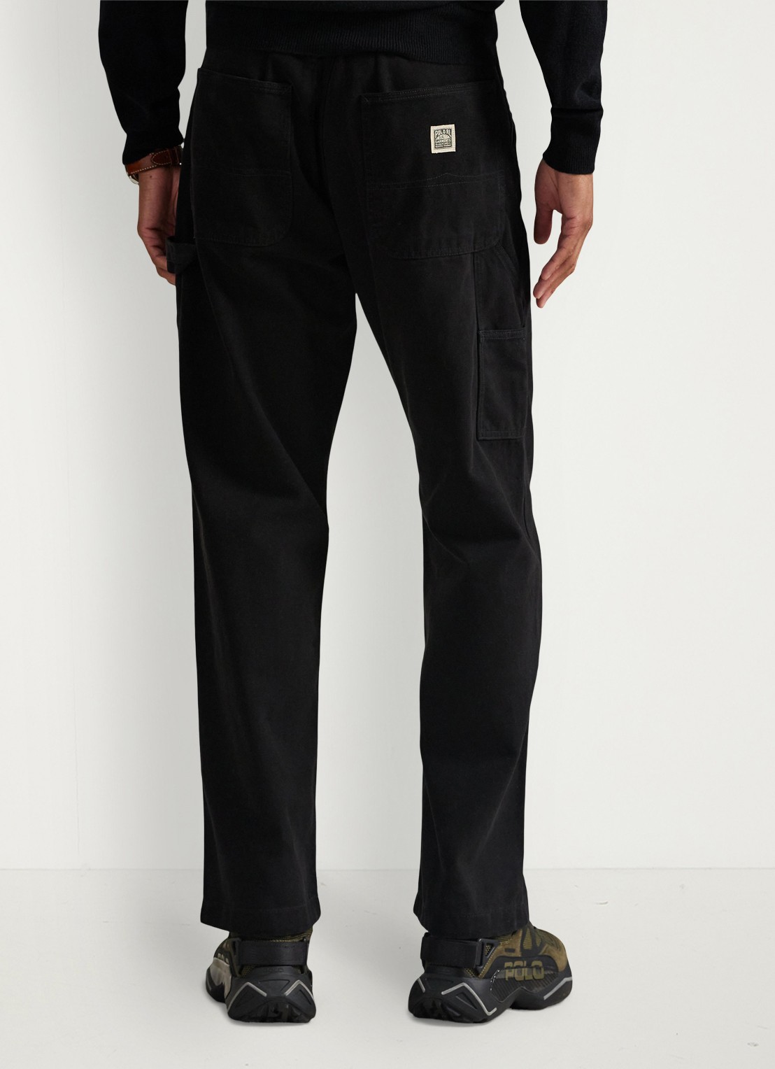 Ralph Lauren Straight fit cargobroek met steekzakken - achterkant 5 polo black / zwart