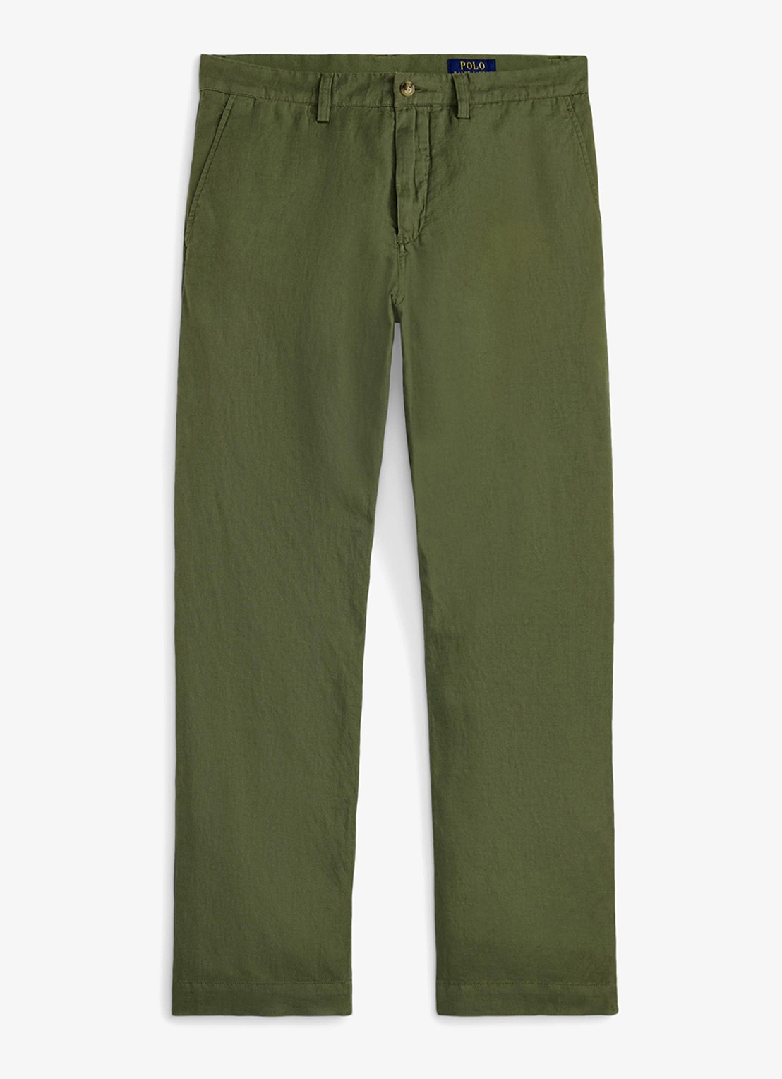 Ralph Lauren Straight fit chino in linnenblend - voorkant 4 garden trail-30z6