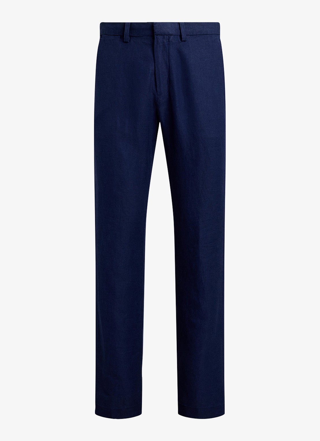 Ralph Lauren Straight fit chino in linnenblend - voorkant 4 newport navy minihoundsto