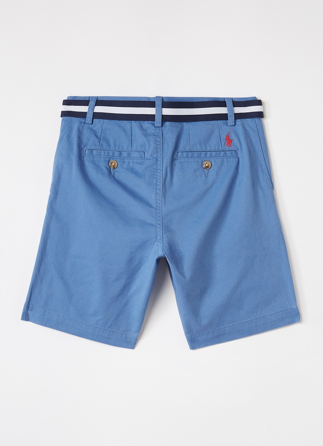 Ralph Lauren Straight fit chino met ceintuur - voorkant 3 blauw