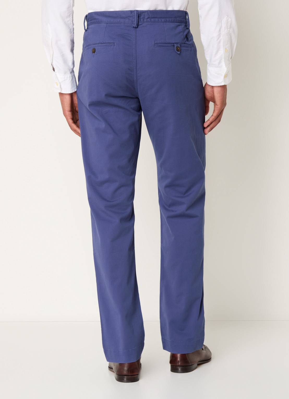 Ralph Lauren Straight fit chino met steekzakken - achterkant 3 light navy / petrol