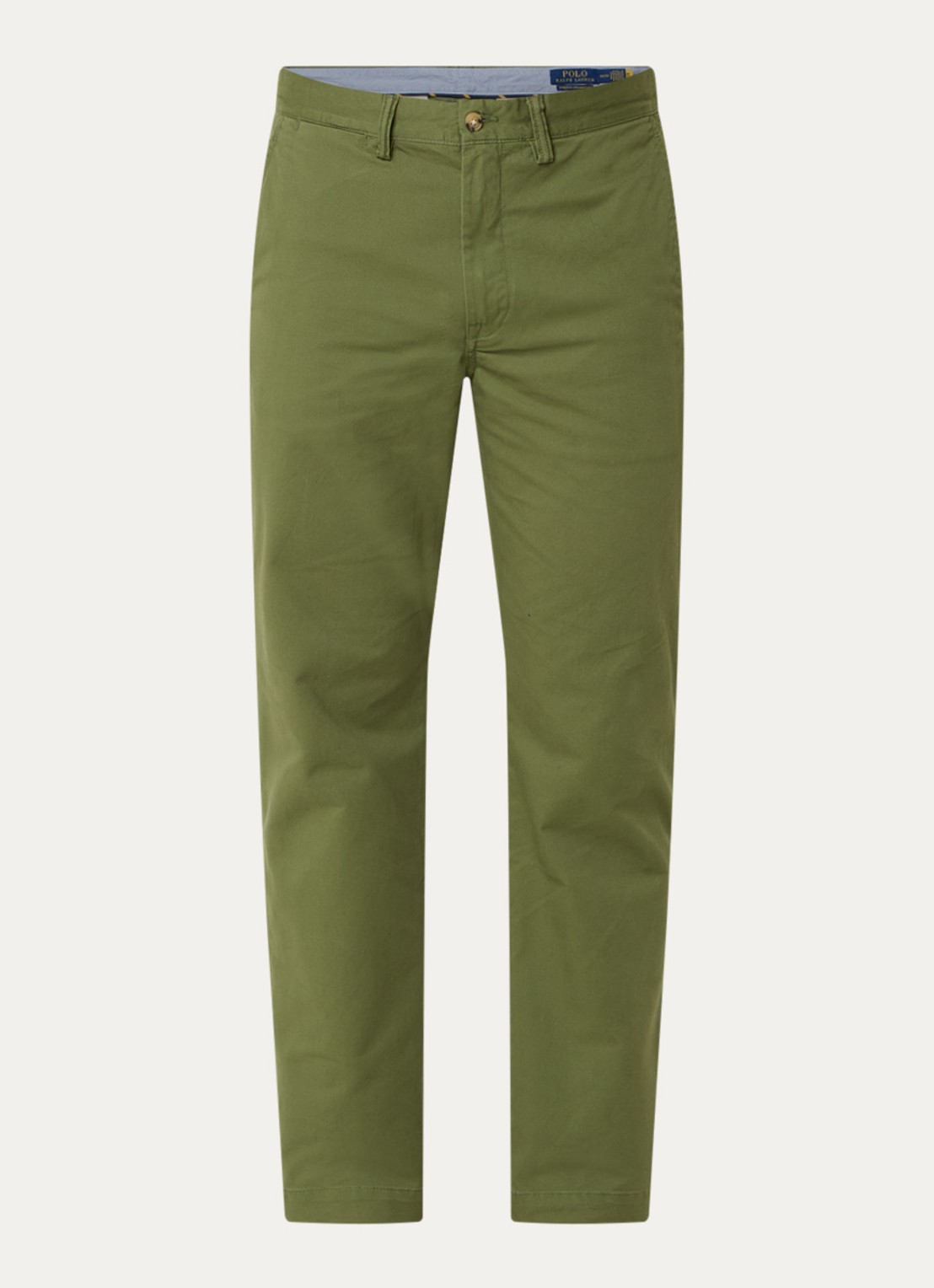 Ralph Lauren Straight fit chino met steekzakken - voorkant 3 garden trail / groen