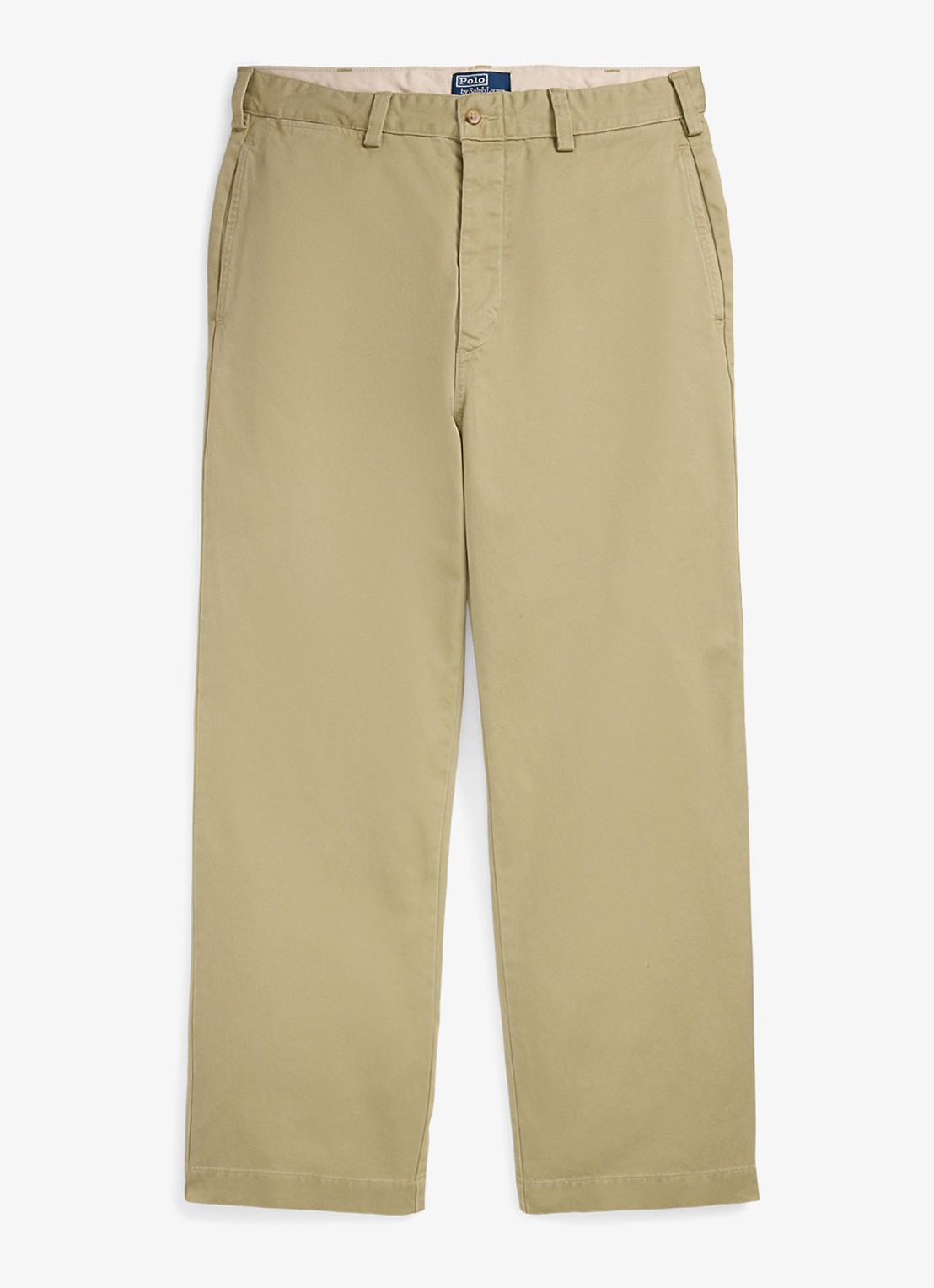 Ralph Lauren Straight fit chino met steekzakken - voorkant 3 khaki / khaki