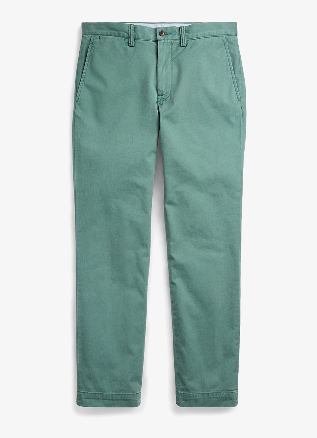 Ralph Lauren Straight fit chino met steekzakken - voorkant 2 washed forest / groen