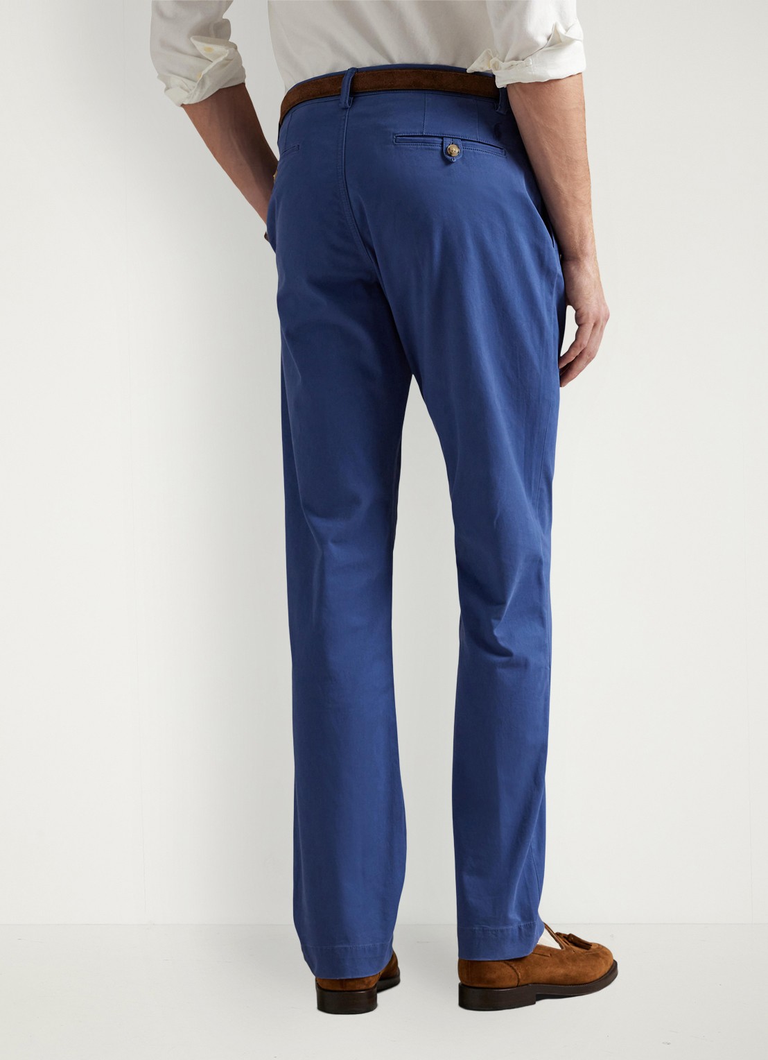 Ralph Lauren Straight fit chino met steekzakken - achterkant old royal / blauw