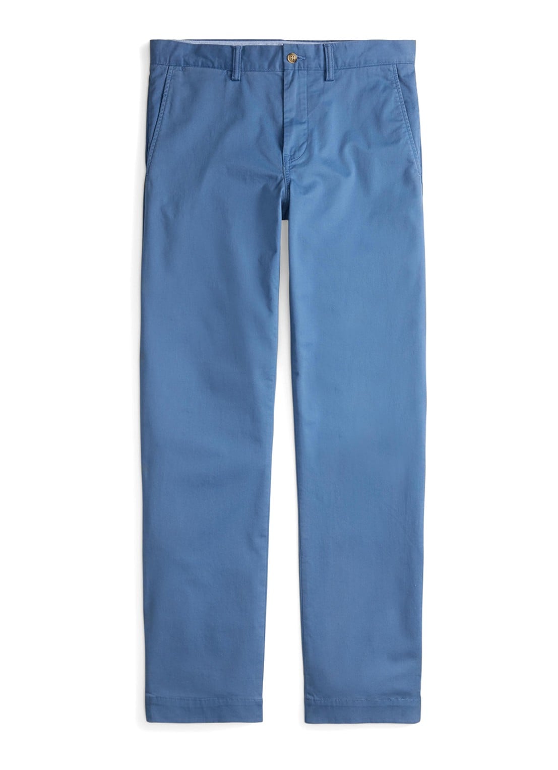 Ralph Lauren Straight fit chino met steekzakken - voorkant 3 delta blue