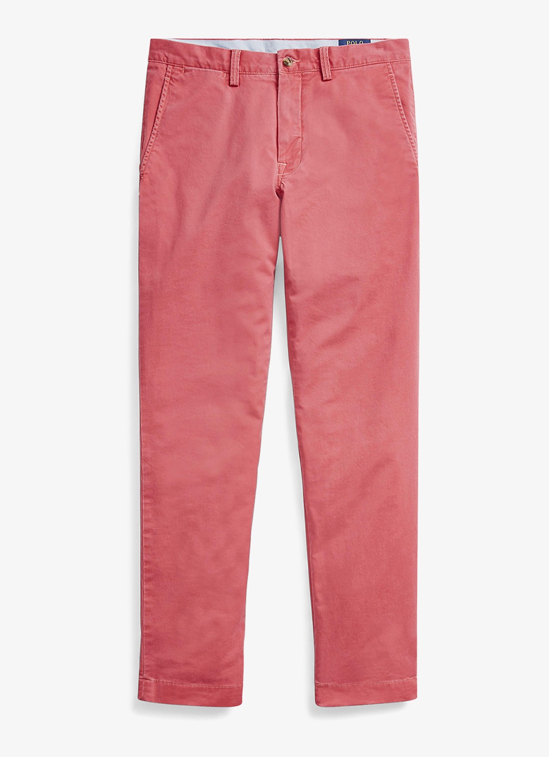 Ralph Lauren Straight fit chino met steekzakken - voorkant 4 nantucket red