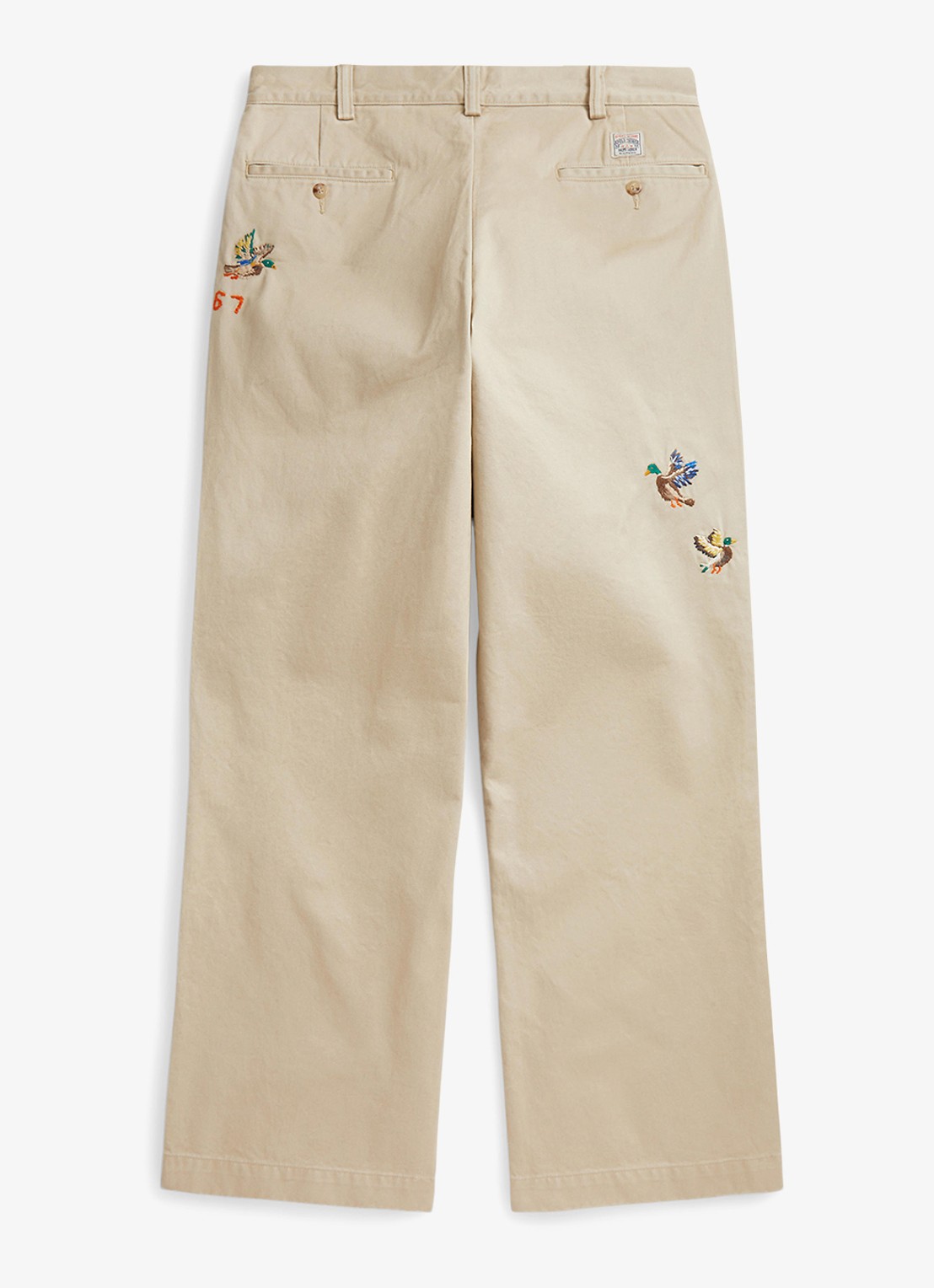 Ralph Lauren Straight fit chino met steekzakken - detail 2 beige