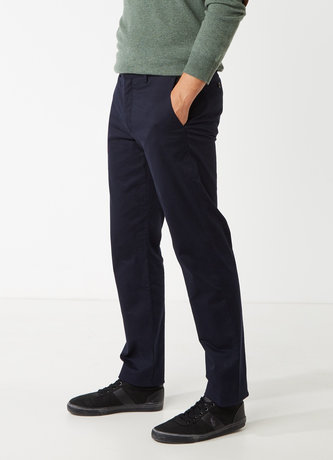 Ralph Lauren Straight fit chino met stretch - detail 4 aviator navy / donkerblauw