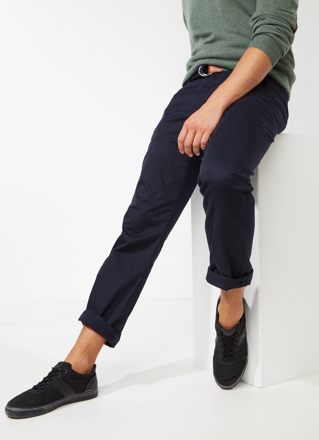 Ralph Lauren Straight fit chino met stretch - detail 5 aviator navy / donkerblauw