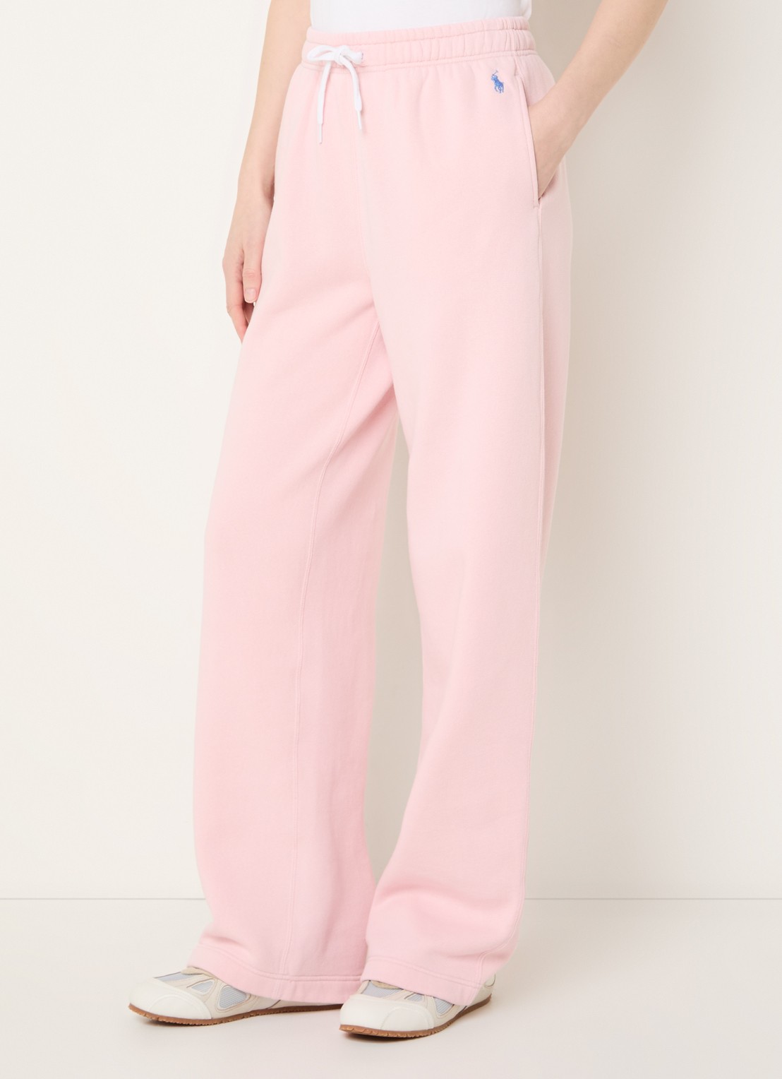 Ralph Lauren Straight fit joggingbroek met logo - detail 3 roze