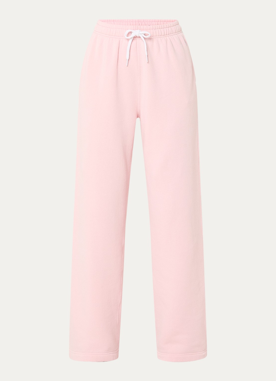 Ralph Lauren Straight fit joggingbroek met logo - voorkant roze
