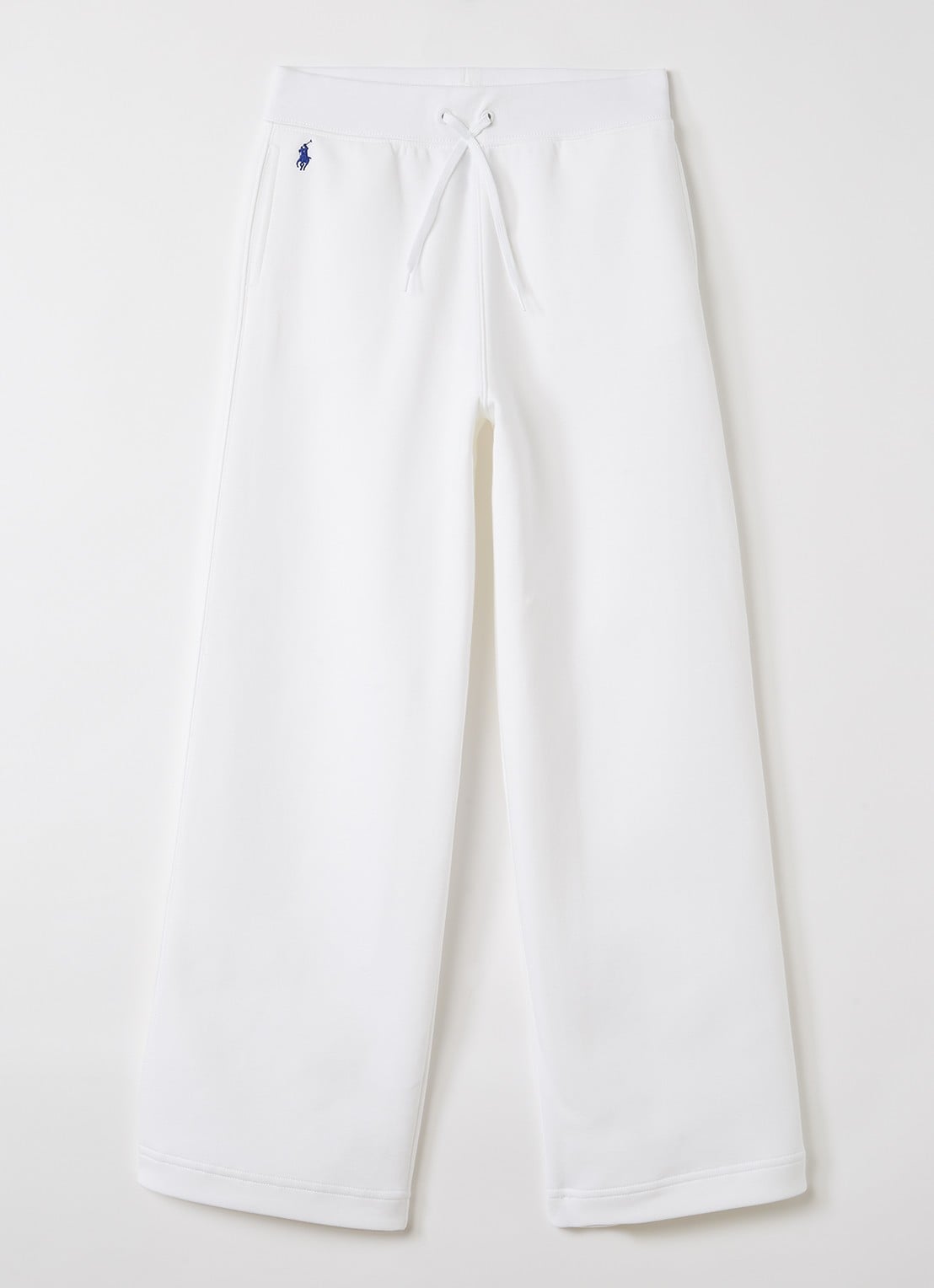Ralph Lauren Straight fit joggingbroek met logo - voorkant 2 wit